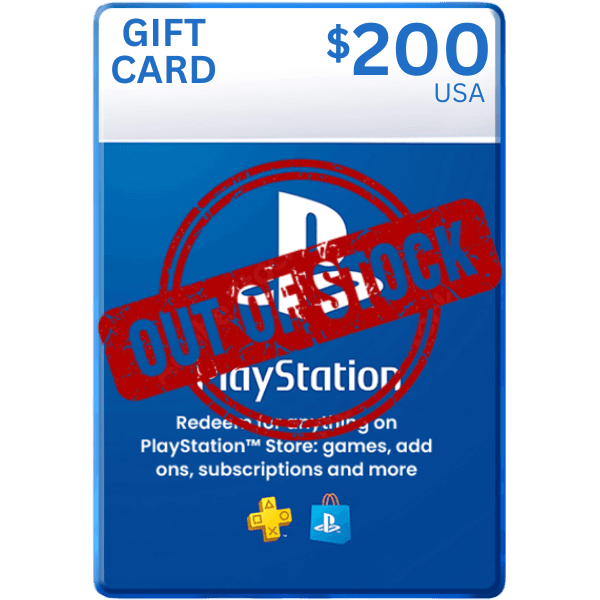 Playstation Network Card 200 Usd