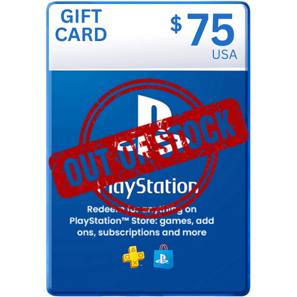 Playstation Network Card 75 Usd