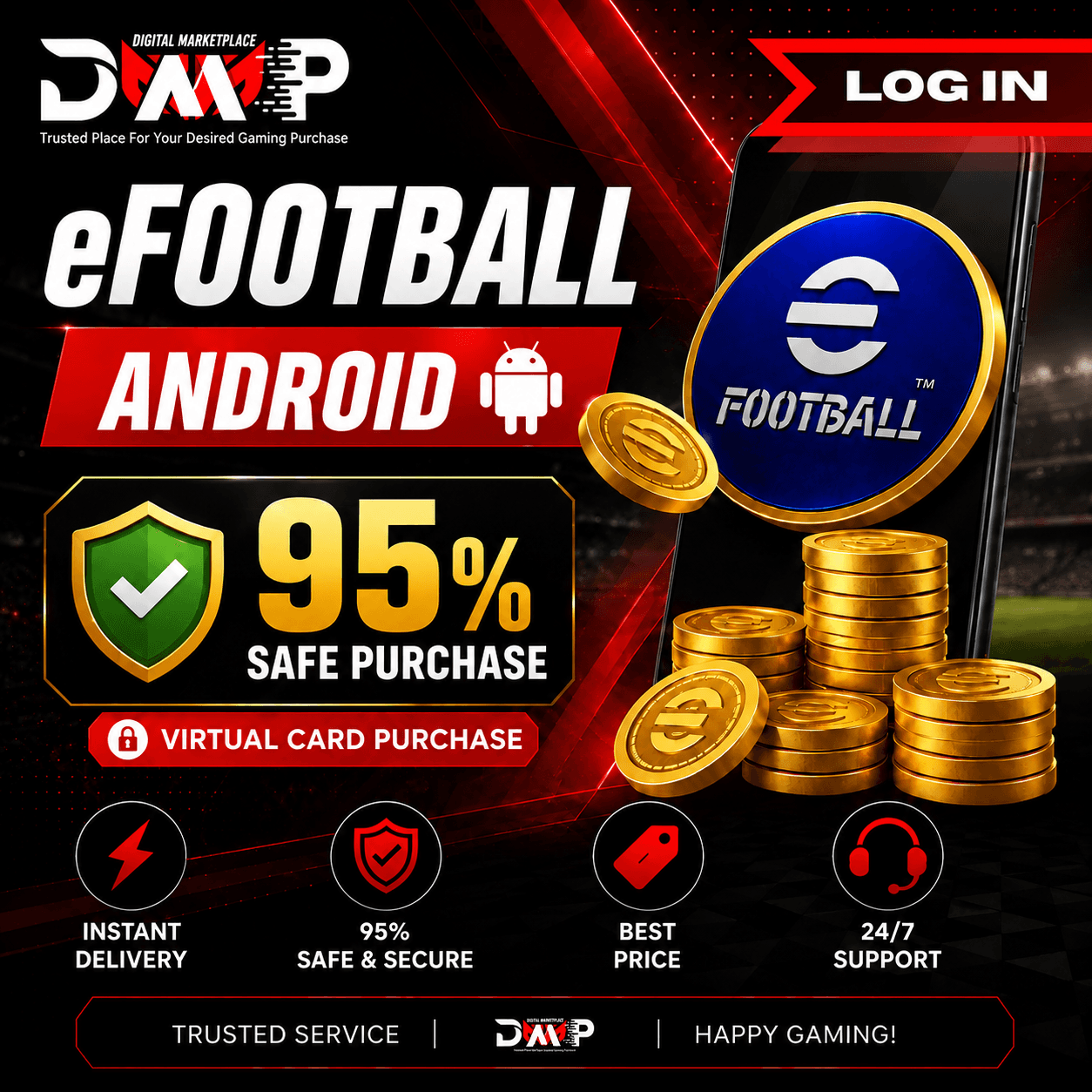 Efootball 95% Safe  (Android)