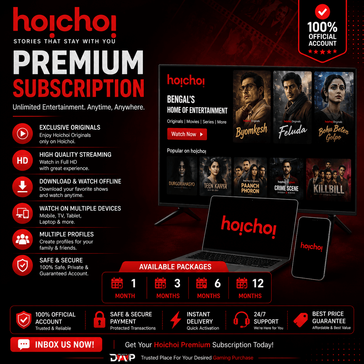 Hoichoi Subscription
