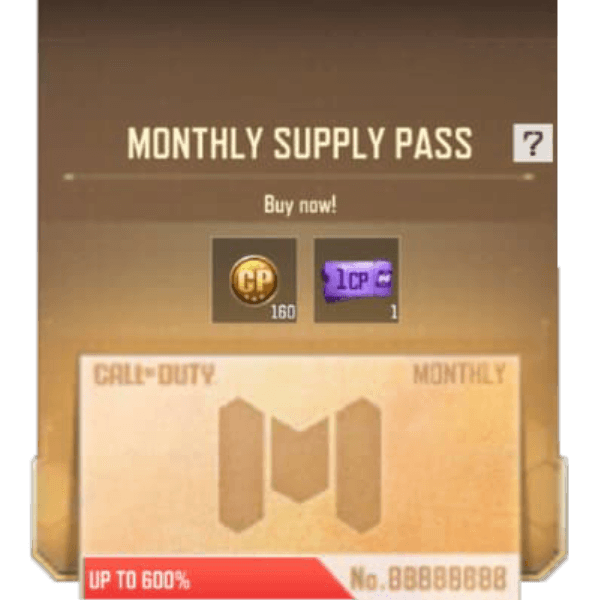 Monthly Supply Pass