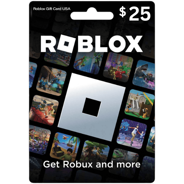 Roblox Gift Card 25 Usd