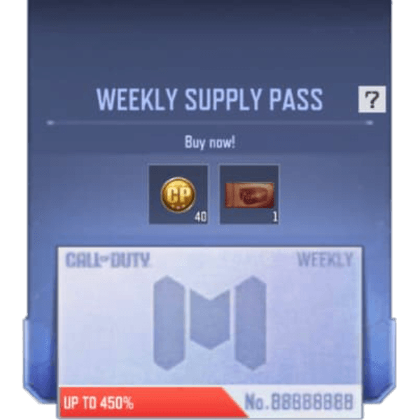 Weekly Supply Pass