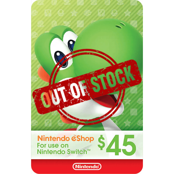 Nintendo Gift Card 45 Usd