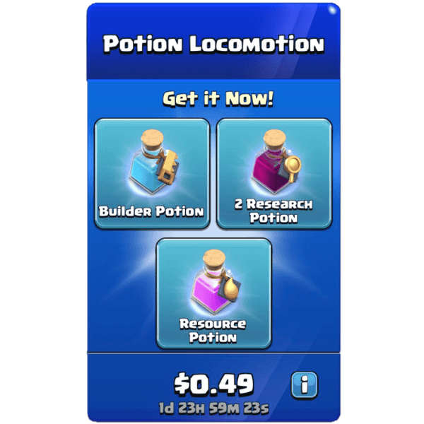 Potion Locomotion Event Offer