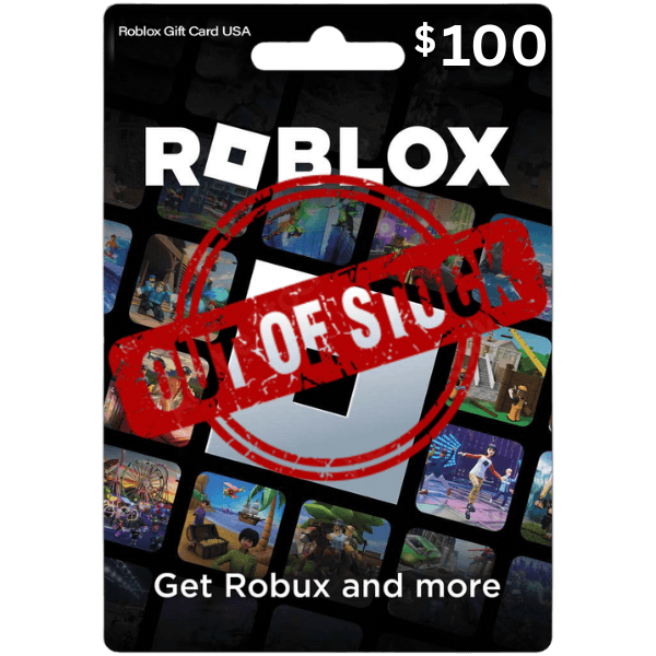 Roblox Gift Card 100 Usd