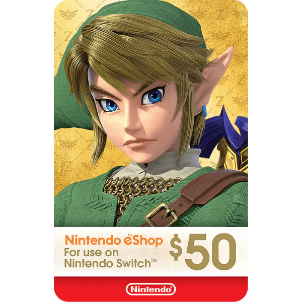 Nintendo Gift Card 50 Usd