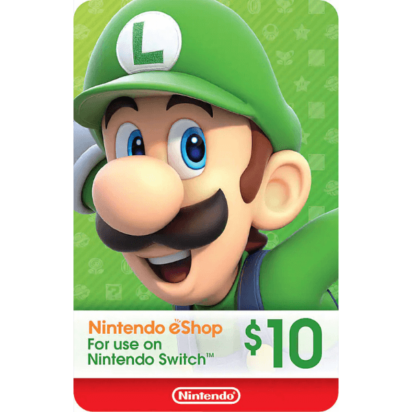 Nintendo Gift Card 10 Usd