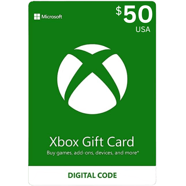 Xbox Gift Card 50 Usd