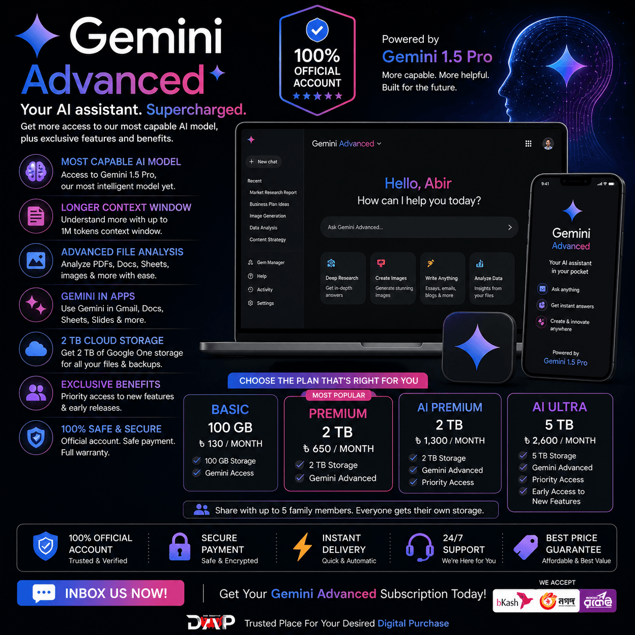 Gimini Subscription