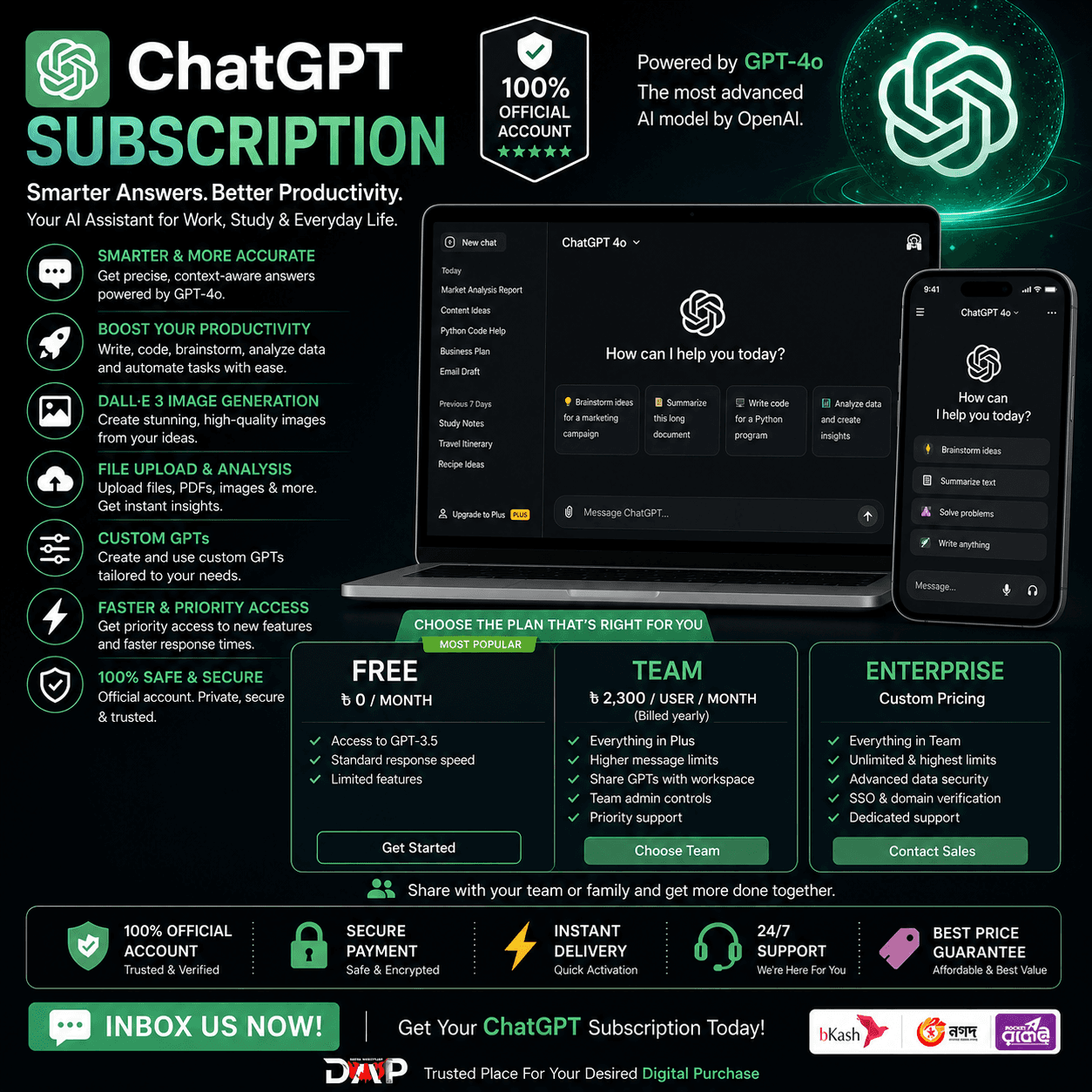 Chatgpt Subscription